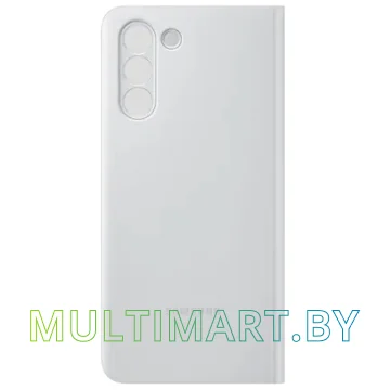 Чехол Samsung Smart Clear View Cover для Galaxy S21 (серый) картинка 5